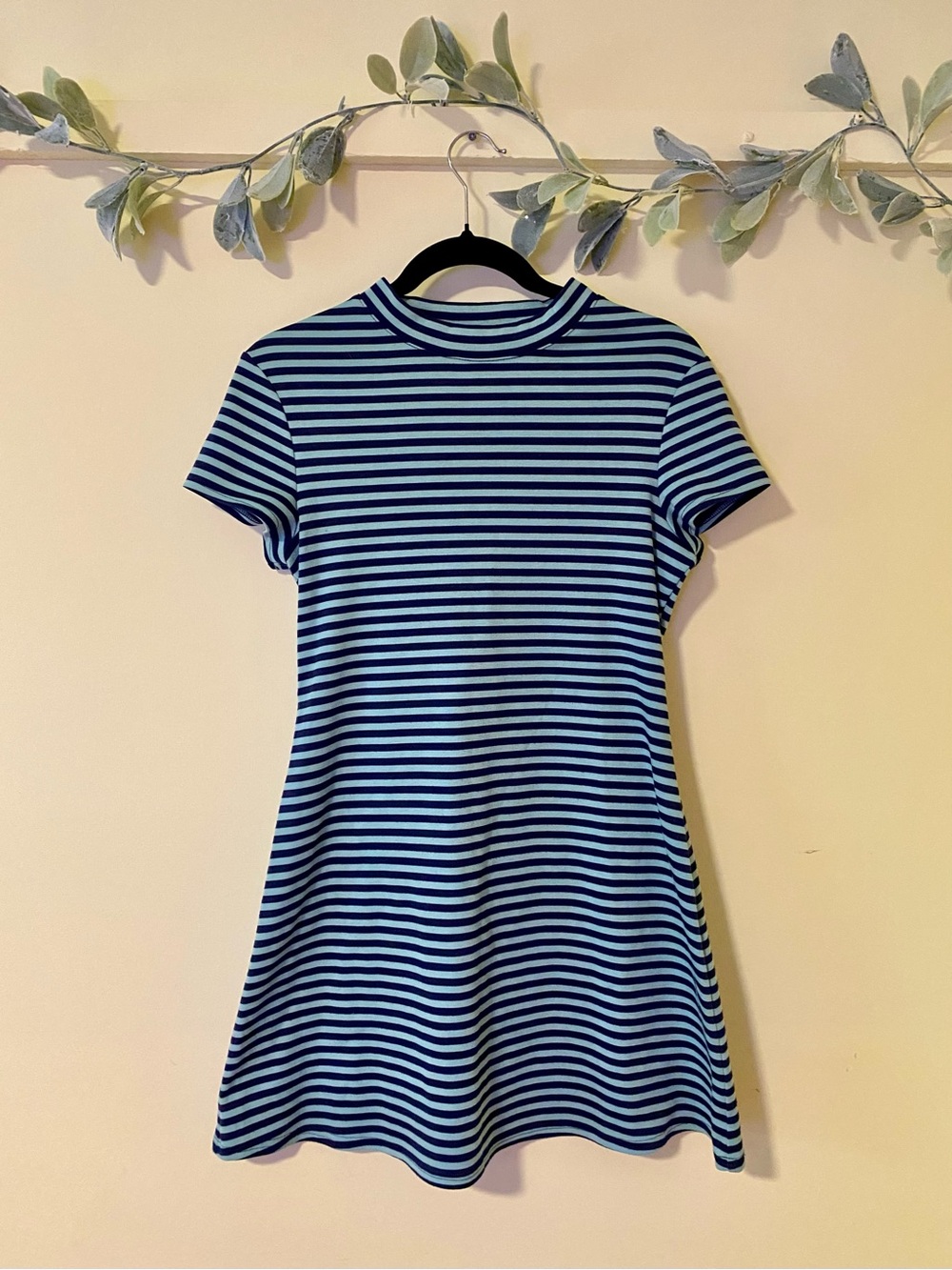 FP Beach Striped Mock Neck Mini Dress - Picture 2 of 6